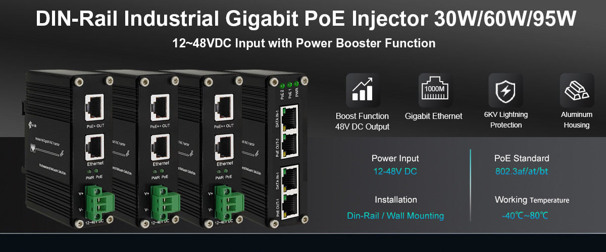 Jakość Przemysłowy przełącznik PoE fabryka