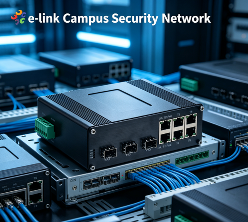 Latest company news about E-link uruchamia LNK-IMC306P PoE+ i LNK-IMC306 Przemysłowe przełączniki Ethernet dla sieci Harsh