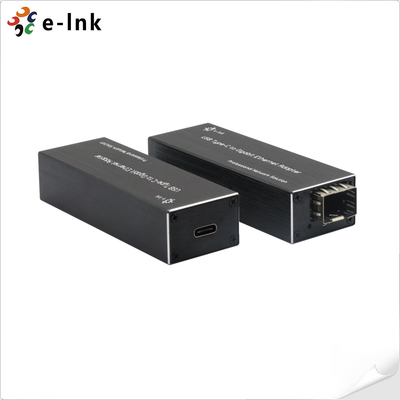Adapter sieci światłowodowej Micro Mini USB C do SFP do laptopa / komputera PC / tabletu