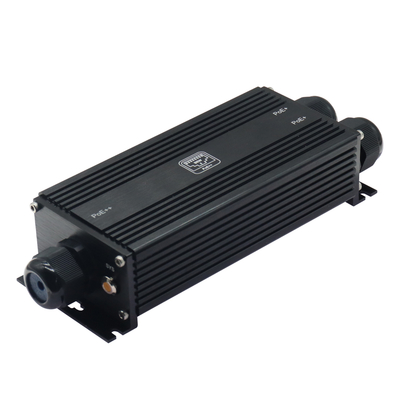IP67 wodoodporny przemysłowy Gigabit PoE Extender (1 x wejście 2 x wyjście)