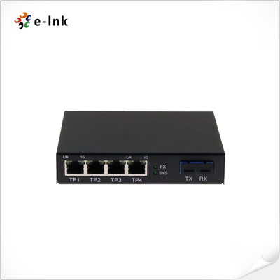 Konwerter światłowodowy ekranu LED z portem światłowodowym 1x10G SC + portami Ethernet RJ45 4 x 10/100/1000M