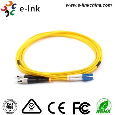 15m, LC do FC, Duplex, Singlemode Kabel krosowy