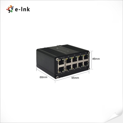 Mini przemysłowy 10-portowy kompaktowy przełącznik Ethernet 10/100/1000T