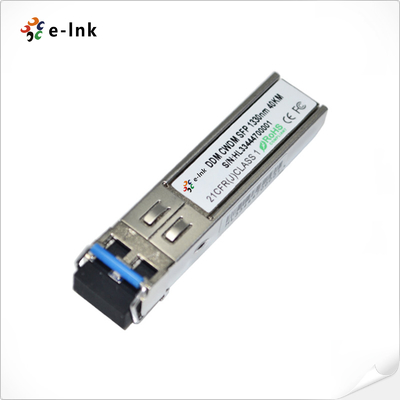 3G-SDI CWDM 1270~1610nm 40km cyfrowy nadajnik wideo SFP (MSA)