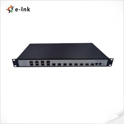 Niezarządzalny przełącznik 16-portowy 100Base-FX SFP + 2-10/100/1000-TX