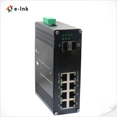Przemysłowy L2+ 8-port 10/100/1000T + 2-port 1000X SFP Managed Ethernet Switch