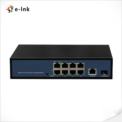 8-Port 10/100/1000T 802,3AT POE + 1-Port Uplink Ethernet + 1-Port Gigabit SFP Ethernet
