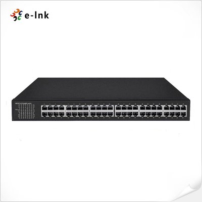 Niezarządzany 48-port Gigabit PoE Switch z portami 48x10/100/1000M RJ45 PoE