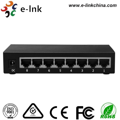 Niezarządzalny 8-portowy przełącznik Ethernet 10/100/1000 Mb/s