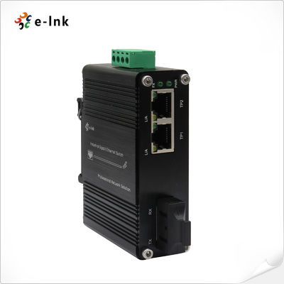 quality Mini Industrial 2-Port 10/100Base-TX do 100Base-FX Media Converter factory
