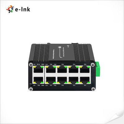 Mini Industrial 8-port 10/100/1000T 802.3at PoE + 2-port 10/100/1000T Kompaktowy przełącznik Ethernet