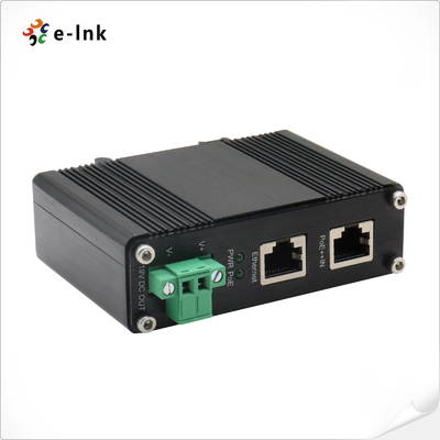Przemysłowy napięcie wyjściowe 10/100/1000Mbps 802.3bt PoE++ Splitter 19VDC