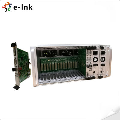 5U Rack Mount 4K DVI KVM Fiber Optic Extender