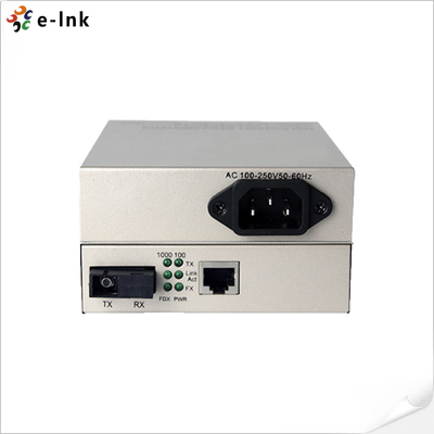10/100M WDM Fast Ethernet Media Converter z wbudowanym zasilaczem
