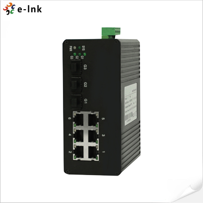 6 przełączników Ethernet przemysłowych zarządzanych przez porty z 3 portami 1000Base-X SFP i 6 portami 10/100Base-T ((X)