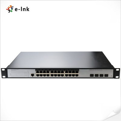 24-portowy przełącznik L3 zarządzany 10/100/1000BASE-T 802.3at PoE + 4 porty 10G SFP+