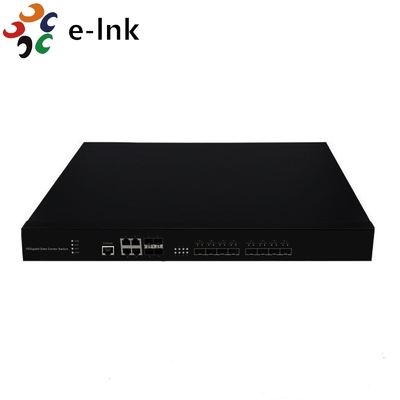 4x10/100/1000M RJ45/4xSFP kombo porty + 8x10G SFP+ port Ethernet Switch