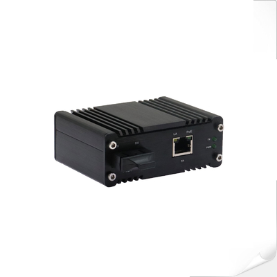 Mini Industrial 1000BASE-X do 10/100/1000BASE-T 90W PoE++ Media Converter