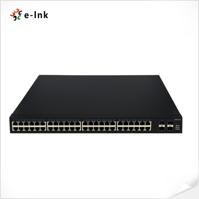 Przełącznik Gigabit Ethernet L3 zarządzany, 48 portów 10/100/1000BASE-T + 4 porty 10G SFP+