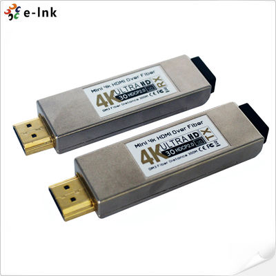 Ekstender światłowodowy HDMI 4K, zasięg 300m, zerowa latencja, HDCP 1.2