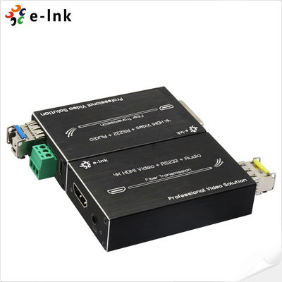 Mini 4K HDMI Fiber Extender z RS232 i zewnętrznym audio