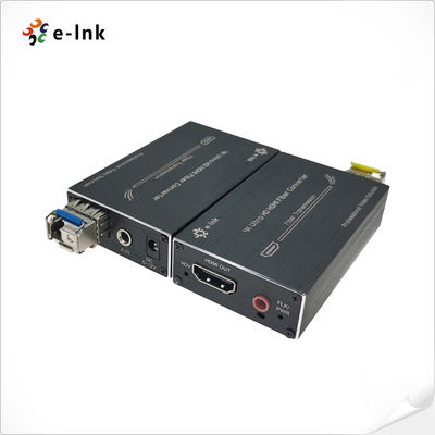 Micro Mini 4K HDMI Fiber Extender z zewnętrznym dźwiękiem