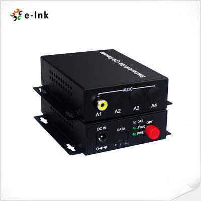 1-kanałowy konwerter audio RCA przez światłowód