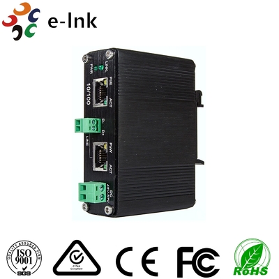 Przemysłowy Ethernet 10/100Base-TX przez UTP z PoE+ i PoW Extender