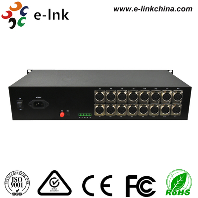 1 ~ 16 XLR transmisyjny multiplekser światłowodowy audio