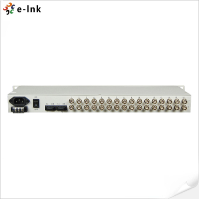16E1+4FE+LCD+SNMP PDH Multiplekser