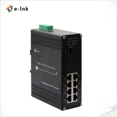Przemysłowy 8-port 10/100Base-TX + 1-port 100BASE-FX Ethernet Switch
