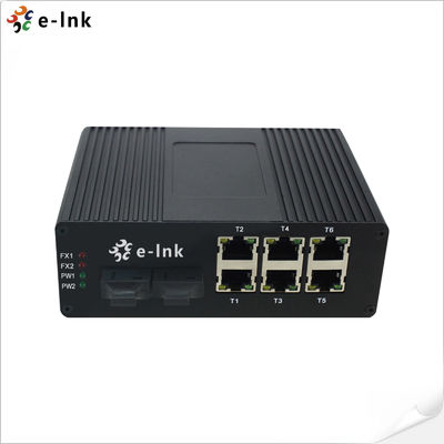 Przemysłowy 6-port 10/100Base-T + 2-port 100BASE-FX Ethernet Switch