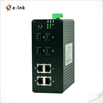 Gigabitowy przełącznik przemysłowy Ethernet 4G+4 SFP