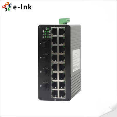 Przemysłowy przełącznik Ethernet 16-portowy 10/100Base-T + 4-portowy 1000Base SFP