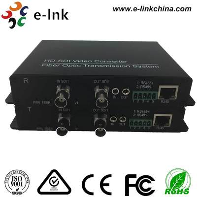 Konwerter światłowodowy SD/HD/3G-SDI + dane RS485/RS422/RS232 + Ethernet 10/100M