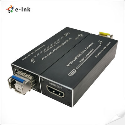 Mikro Mini 4K HDMI Extender światłowodowy obsługuje wszystkie tryby do rozdzielczości 4K*2K@30Hz