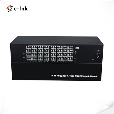 64Ch POTS（FXO/FXS）Telephone over Fiber Mux