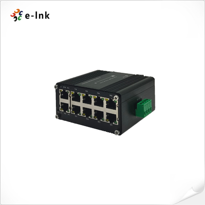 Mini Industrial 10-Port 10/100/1000M Gigabit Ethernet Switch Kompaktowy DIN Rail