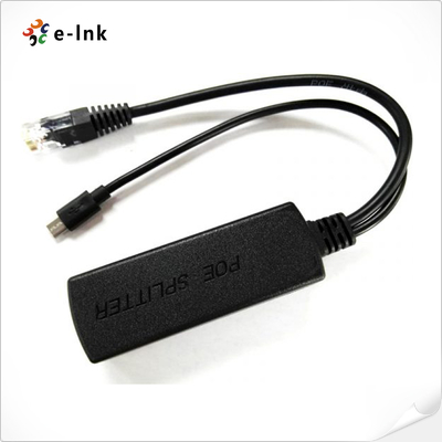 Gigabit 5V 2A PoE Splitter z portem Micro USB zgodny z IEEE 802.3af