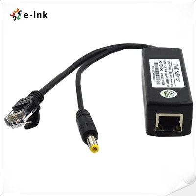 12V PoE Splitter Wspiera międzynarodowy standard IEEE802.3 af ((15.4W)