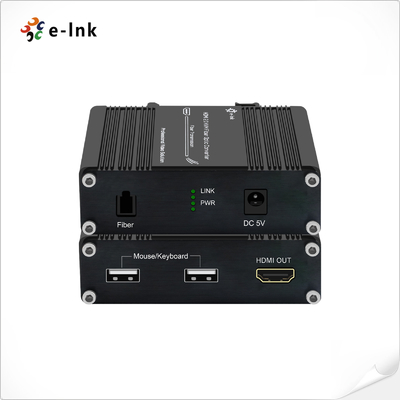Mini 4K/60Hz HDMI 2.0 KVM USB over OM4 Włókno optyczne Rozszerzacz nadajnika wideo