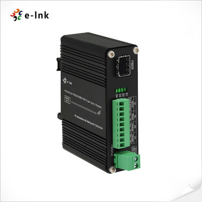 Przemysłowy modem RS232 RS485 RS422 Modem światłowodowy Konwerter 2Mbps 80km DMX512 DIN Rail