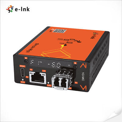 quality APP and Web Managed 10/100/1000Mbps Gigabit Fiber Media Converter for Networking factory